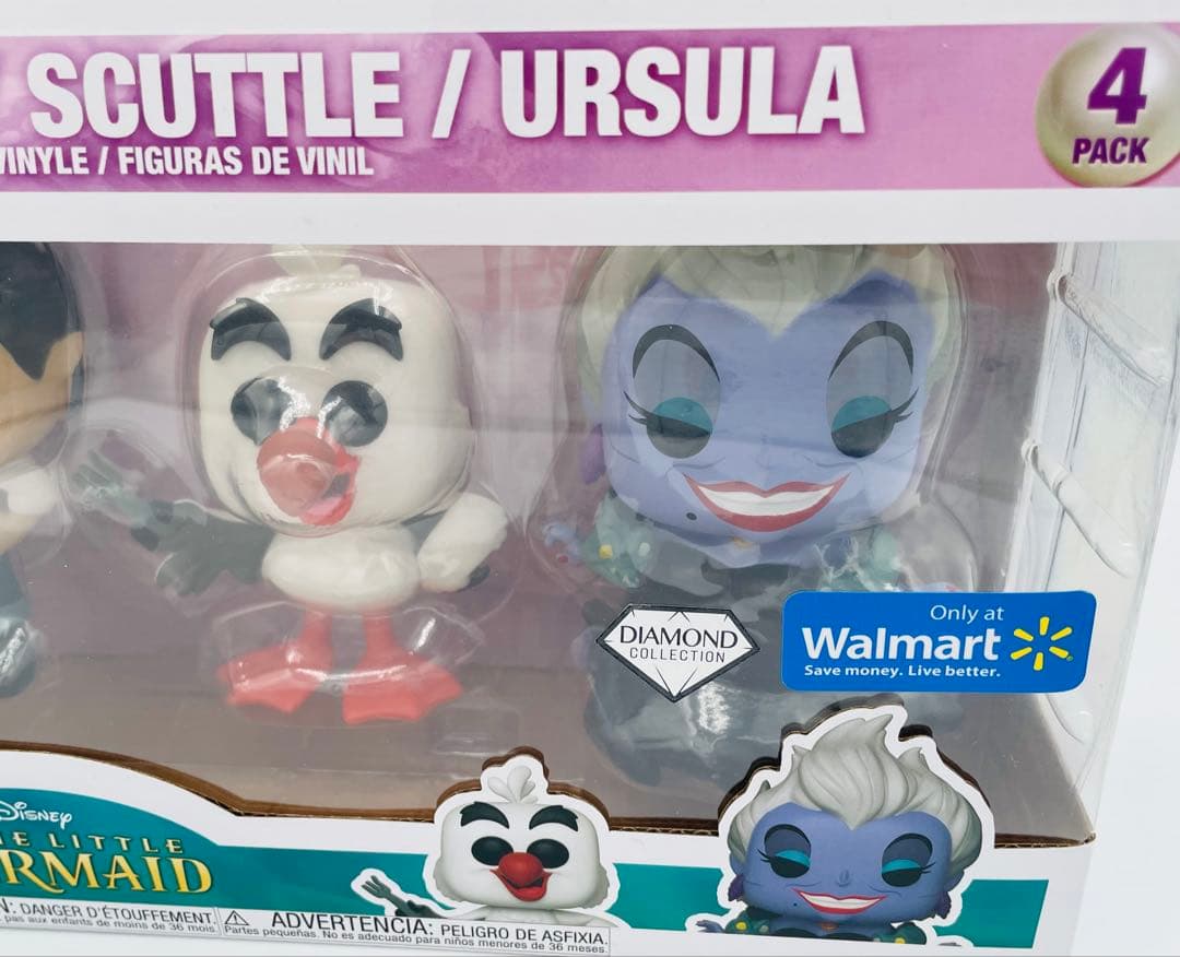 Funko Pop!ファンコポップ リトル・マーメイド 4体セット レア