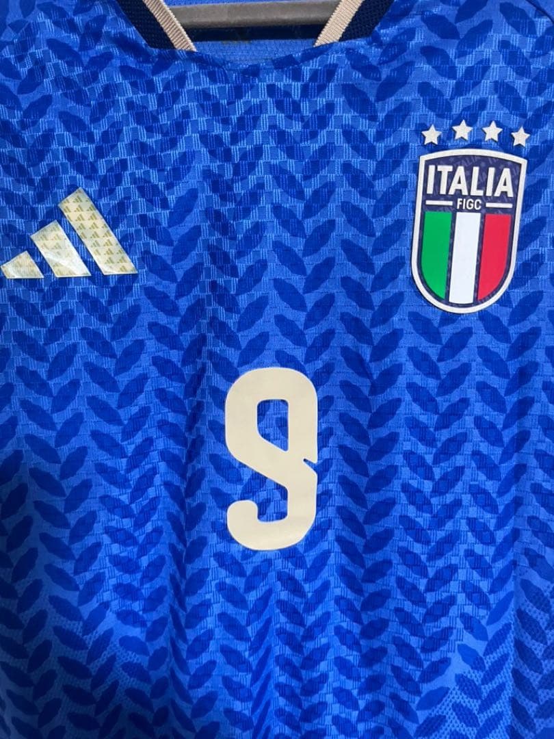 【新品未使用】マテオレテギ　イタリア代表　選手仕様　ユニフォーム　欧州予選パッチ
