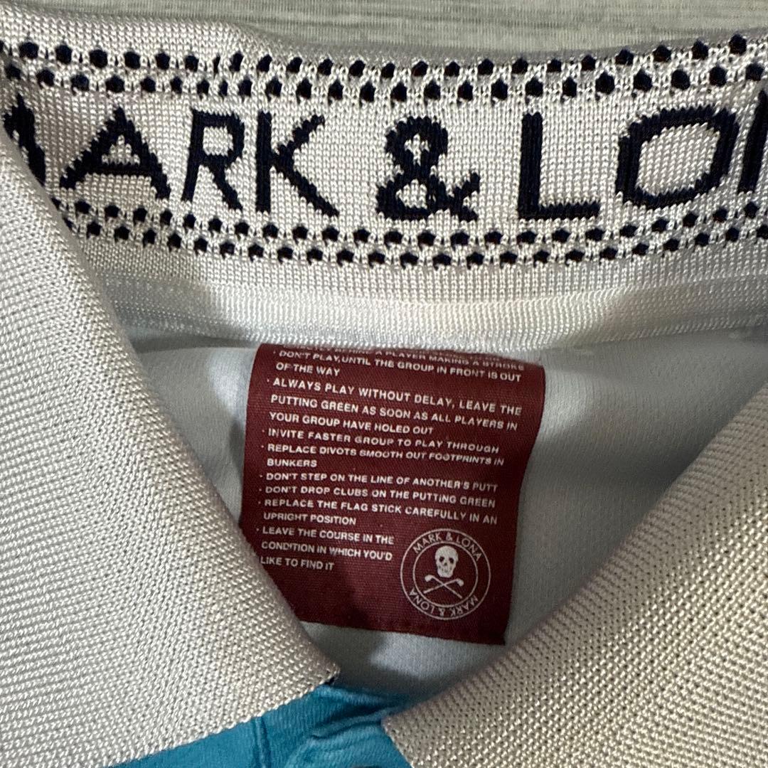 美品　MARK&LONA メンズ　ゴルフポロシャツ