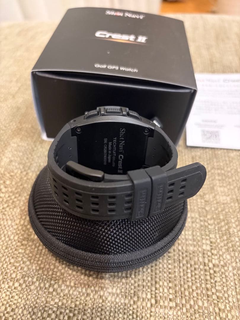 Shot Navi CrestⅡ Golf GPS Watch ブラック