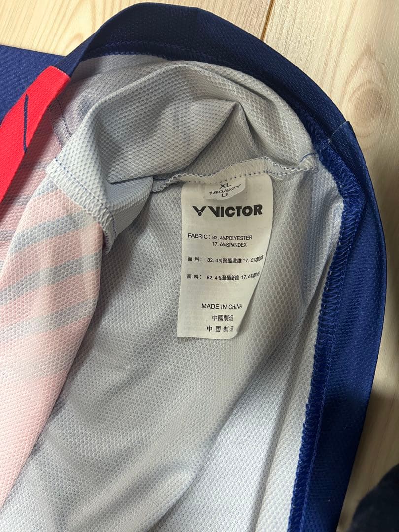 VICTOR バドミントンシャツ ハーフパンツセット