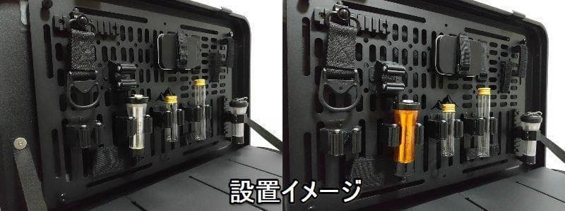 アルミコンテナ　50L　サイドパネル　上蓋カスタムパネル　フルカスタム