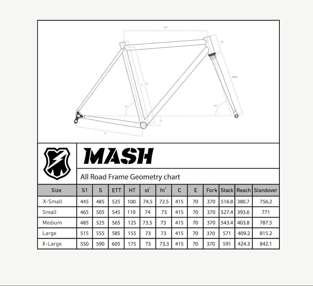 自転車本体 MASH All-Road Frameset Matte Phosphate