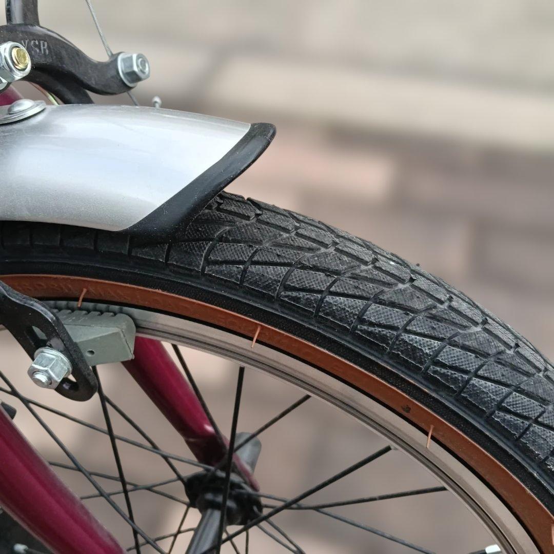 ROVER ローバー 折りたたみ自転車 16インチ ワインレッド 引き取り限定