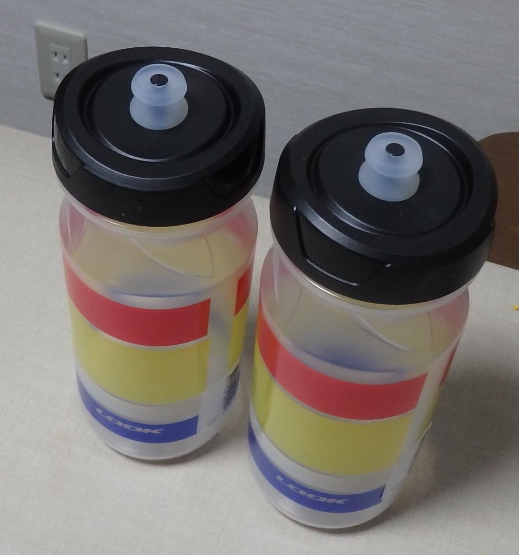 新品　LOOK　650ml ドリンクボトル　2本セット　クリア　②