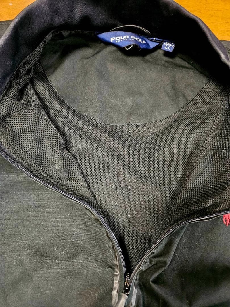 そうかな送料無料/美品Polo Golf ブラックジャケット(LL)