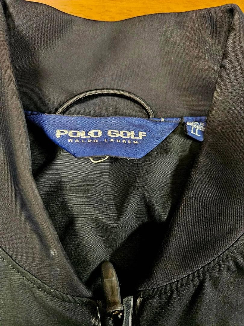 そうかな送料無料/美品Polo Golf ブラックジャケット(LL)