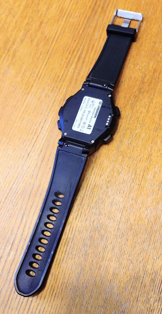 値下げ！美品！保護フィルム付！グリーンオン　ザ・ゴルフウオッチ　A1