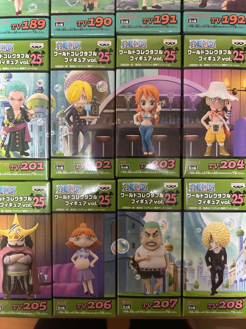 ワンピースワールドコレクタブルフィギュアvol．23、25偽麦わら一味　全16種