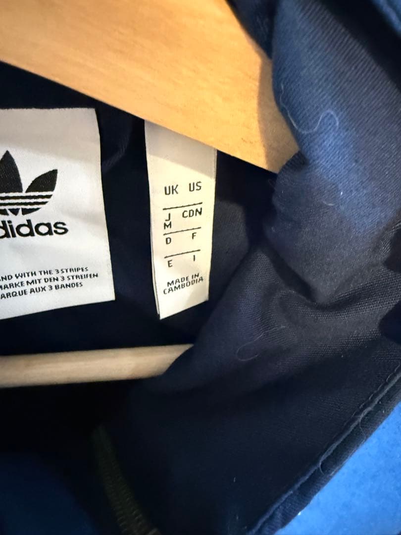 adidas ネイビー ジャージ上下セット Mサイズ