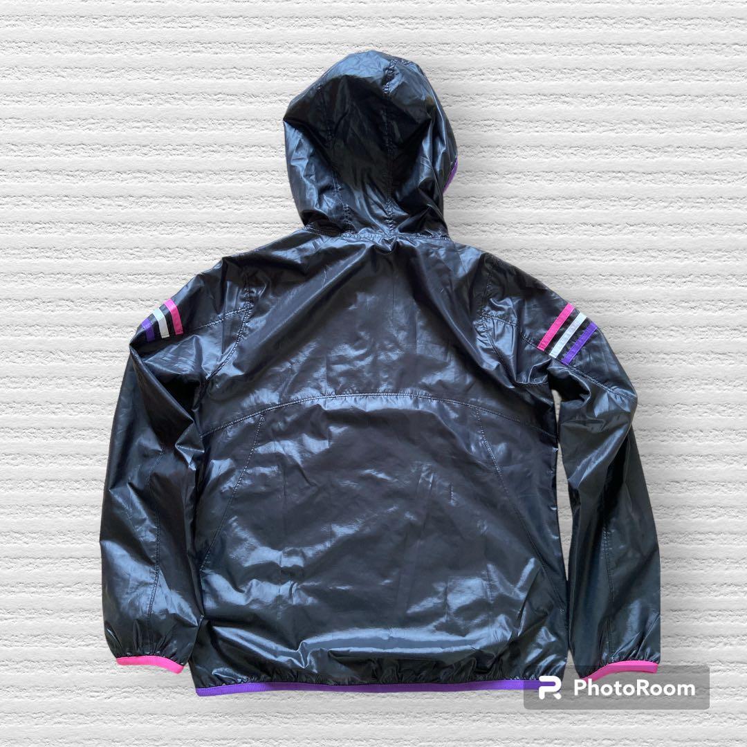 レディース　ウィンドブレーカー　上のみ　　Mサイズ　adidas  黒