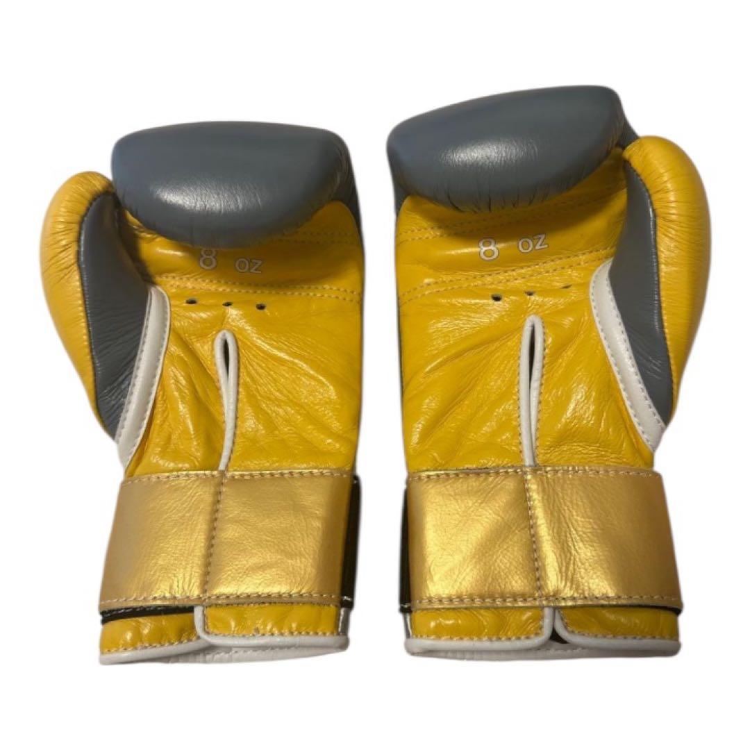 Winning ボクシンググローブ 8 oz グレー/イエロー
