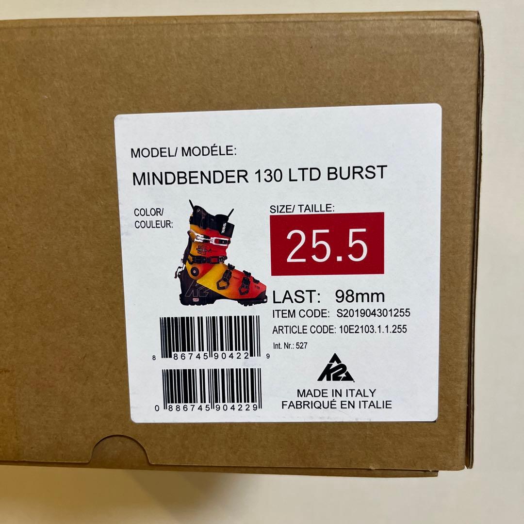 【希少】K2 MINDBENDER 130 LTD BURST 25.5