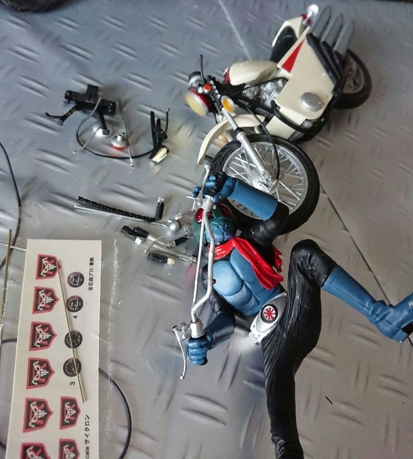 「ジャンク」壽屋　仮面ライダー2種 組立塗装済品