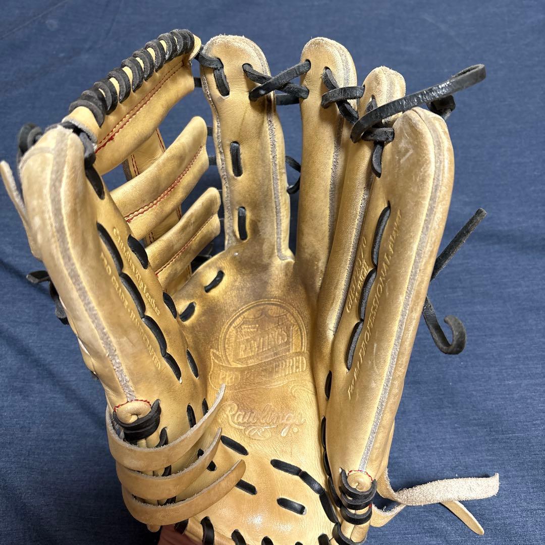 Rawlings Pro Preferred 硬式外野用グローブ キャメル