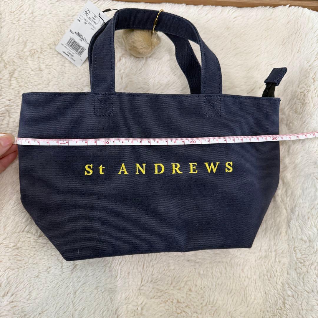 セントアンドリュース カートバッグ くまチャーム付 ゴルフ St ANDREWS