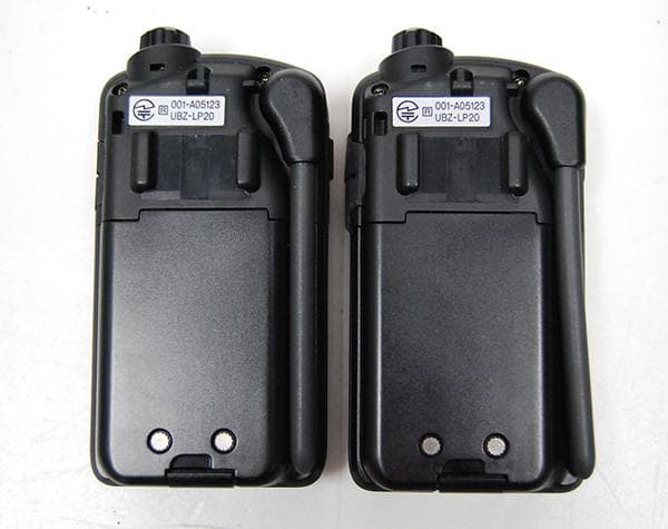 KENWOOD デミトス 特定小電力トランシーバー UBZ-LP20 ２個セット