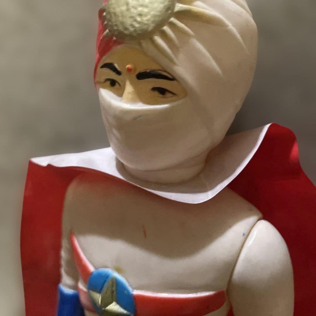 愛の戦士　レインボーマン　ソフビ　当時物