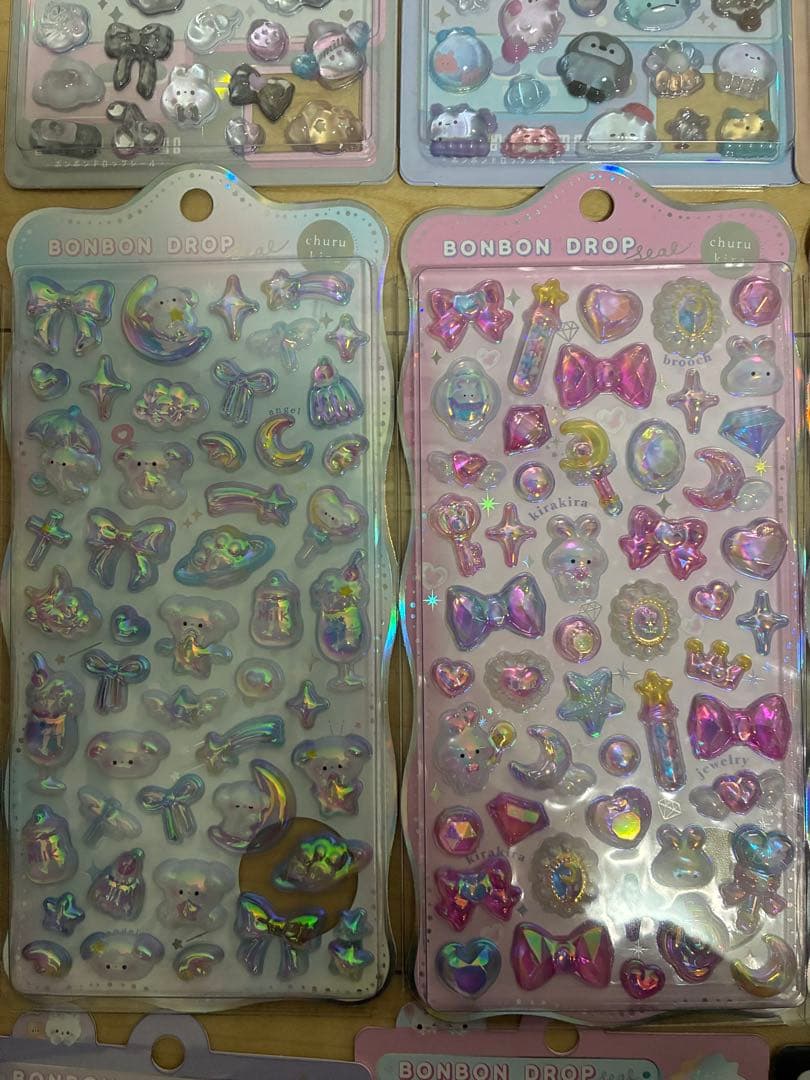 【お買い得価格】ボンボンドロップシール うるちゅるポップシールまとめ売り30枚