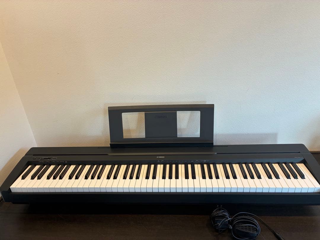 超美品　Yamaha デジタルピアノ P-45 ブラック