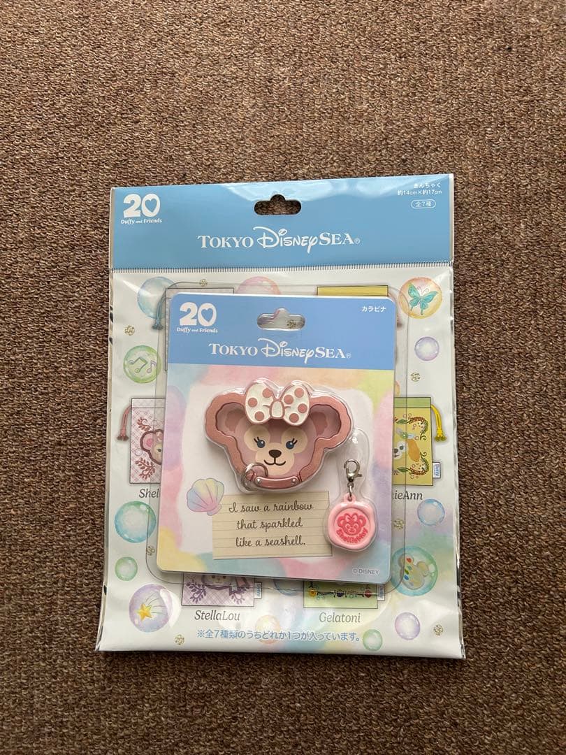東京ディズニーシー シェリーメイ キーチェーン.カラビナ.巾着3点セット