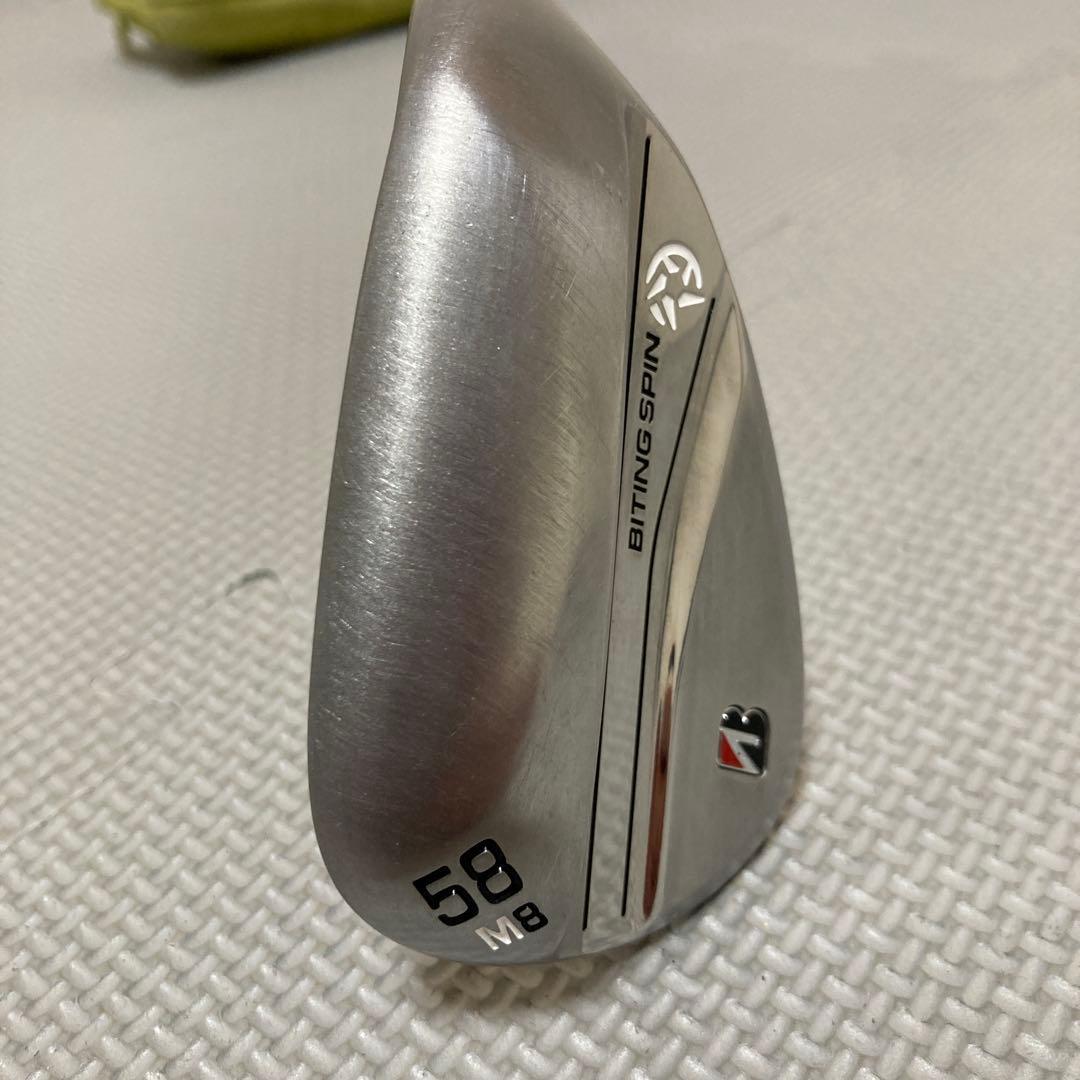 【特注】BITING SPIN ノーメッキ ウエッジ【58】【GDS200】M8