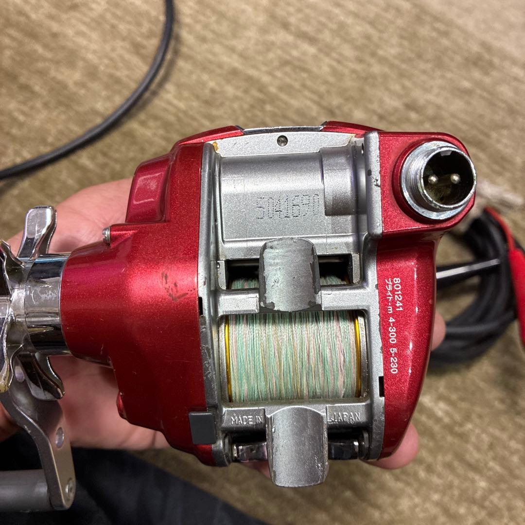 デジタル表示 電動リール レッド
