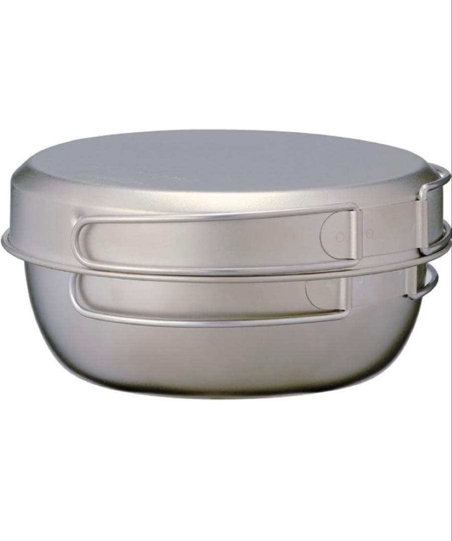 スノーピーク　純チタン食器3点セット　クッカー