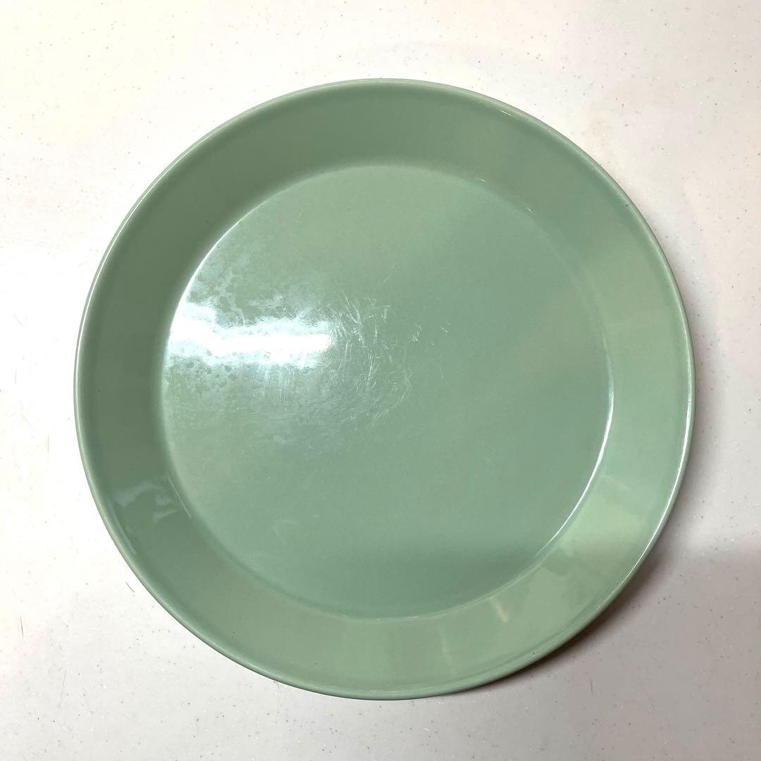 【2点】イッタラ ティーマ セラドングリーン　26cmプレート 21cmボウル
