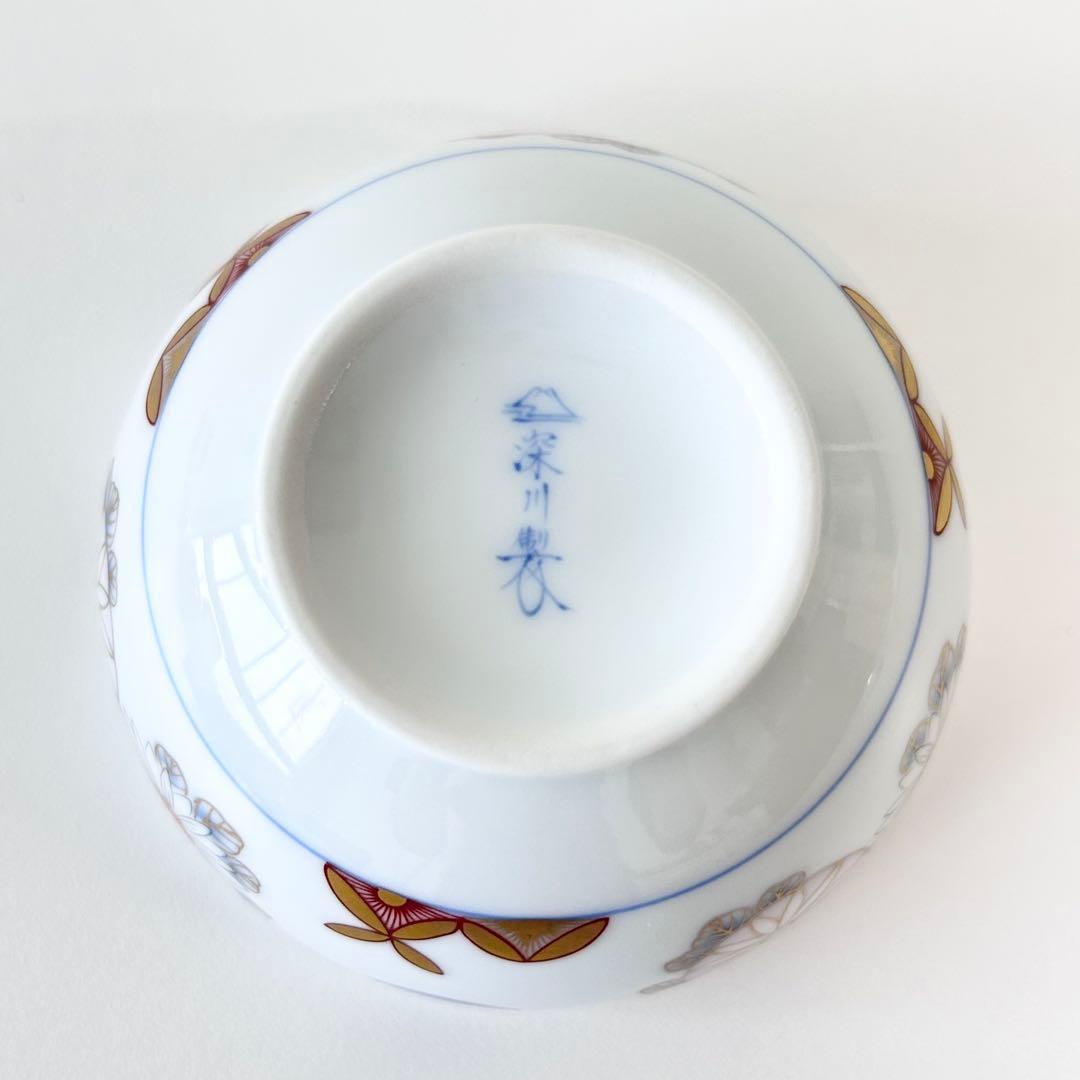 深川製磁 菊七宝 ボンボニエール 木箱 未使用