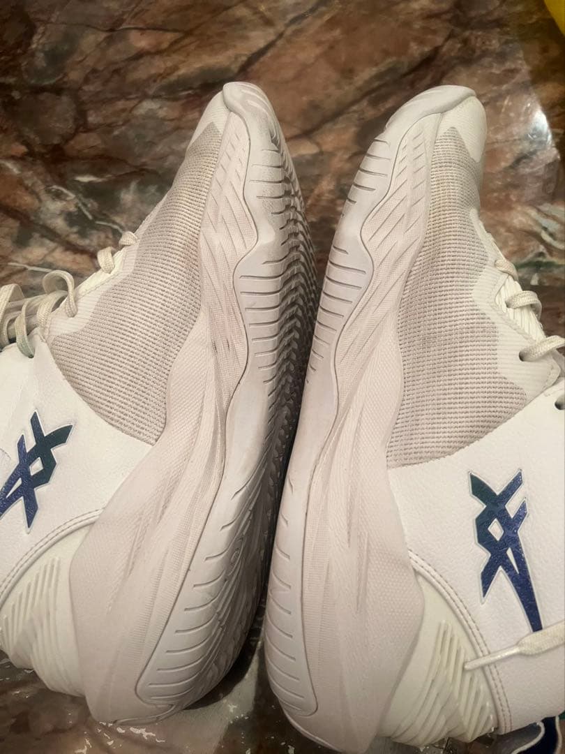 ASICS ノヴァサージ 30cm バスケットシューズ ホワイト/グリーン