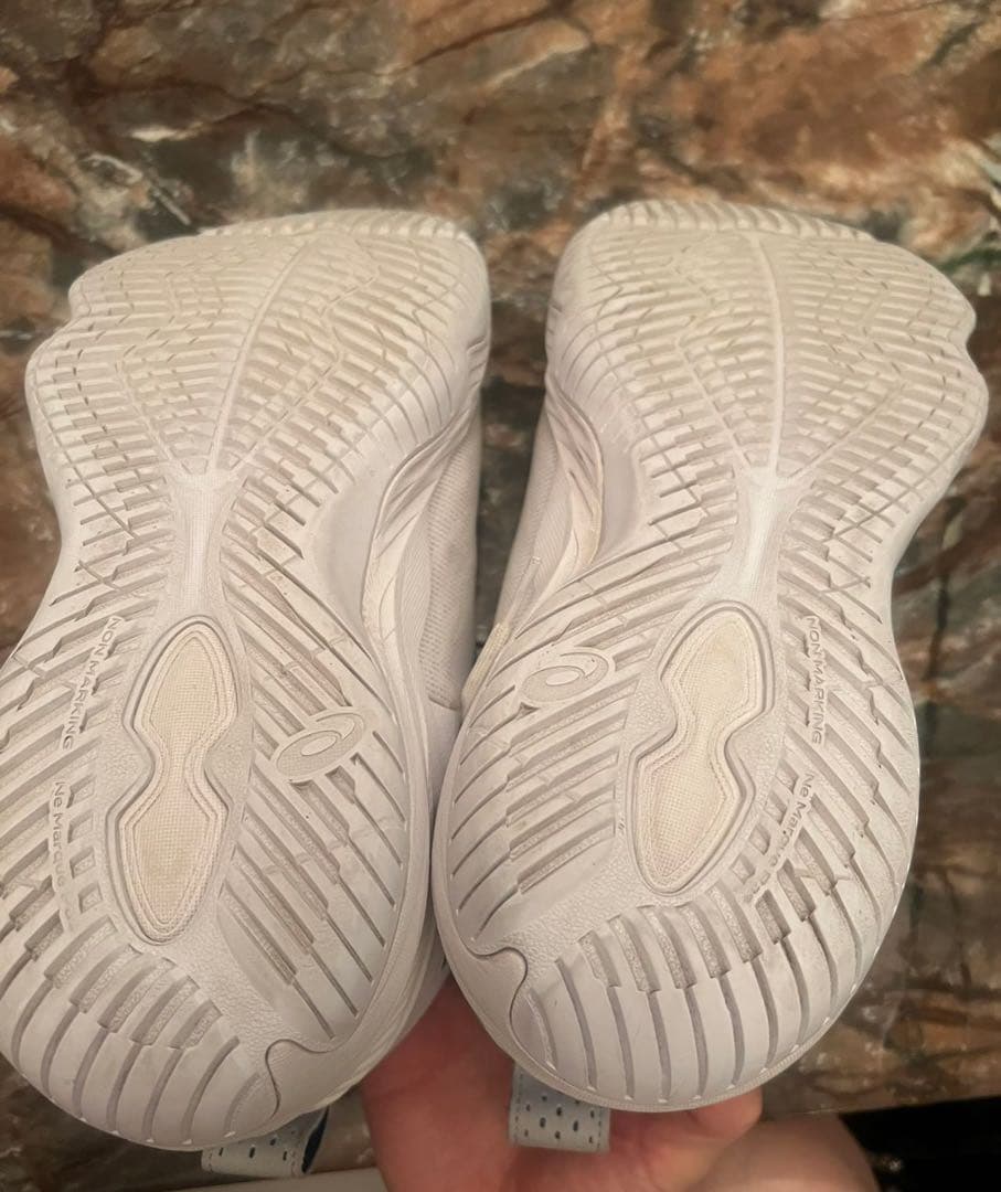 ASICS ノヴァサージ 30cm バスケットシューズ ホワイト/グリーン
