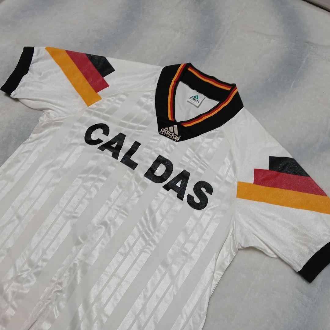 adidas アディダスの90年代ドイツ代表のサッカーユニフォーム サイズL