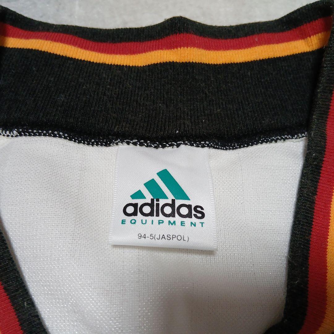 adidas アディダスの90年代ドイツ代表のサッカーユニフォーム サイズL