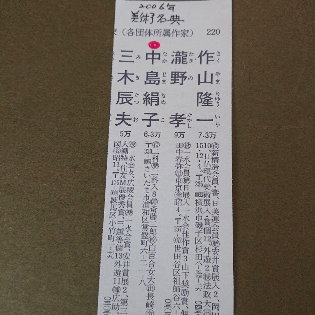 中島絹子油絵。アネモネ F3号油彩