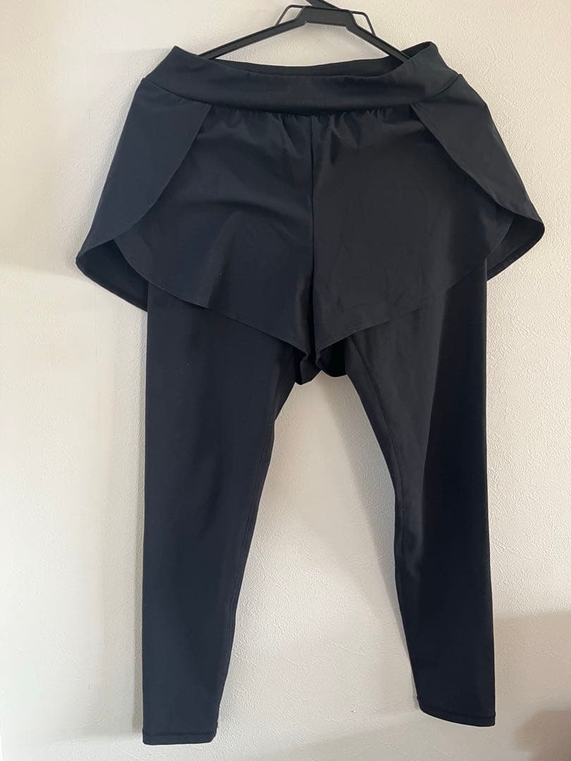 SUKALAショートパンツ付きベーシックレギンスLサイズ
