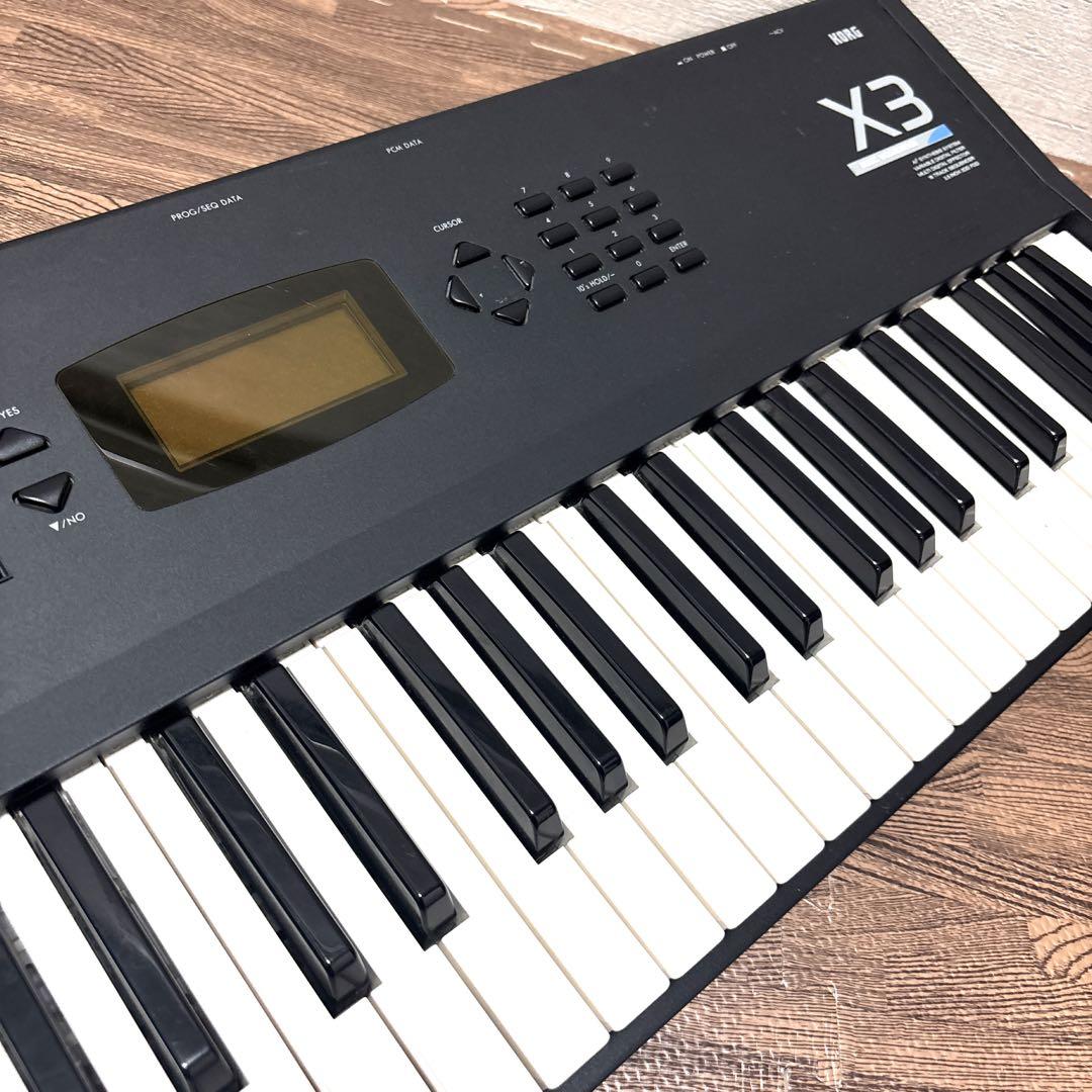 【美品/メンテ済み】 KORG X3 シンセサイザー KACES バッグ付き