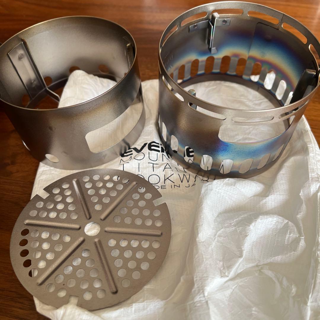 エバニュー(EVERNEW) Ti Mug pot 500 Stove set