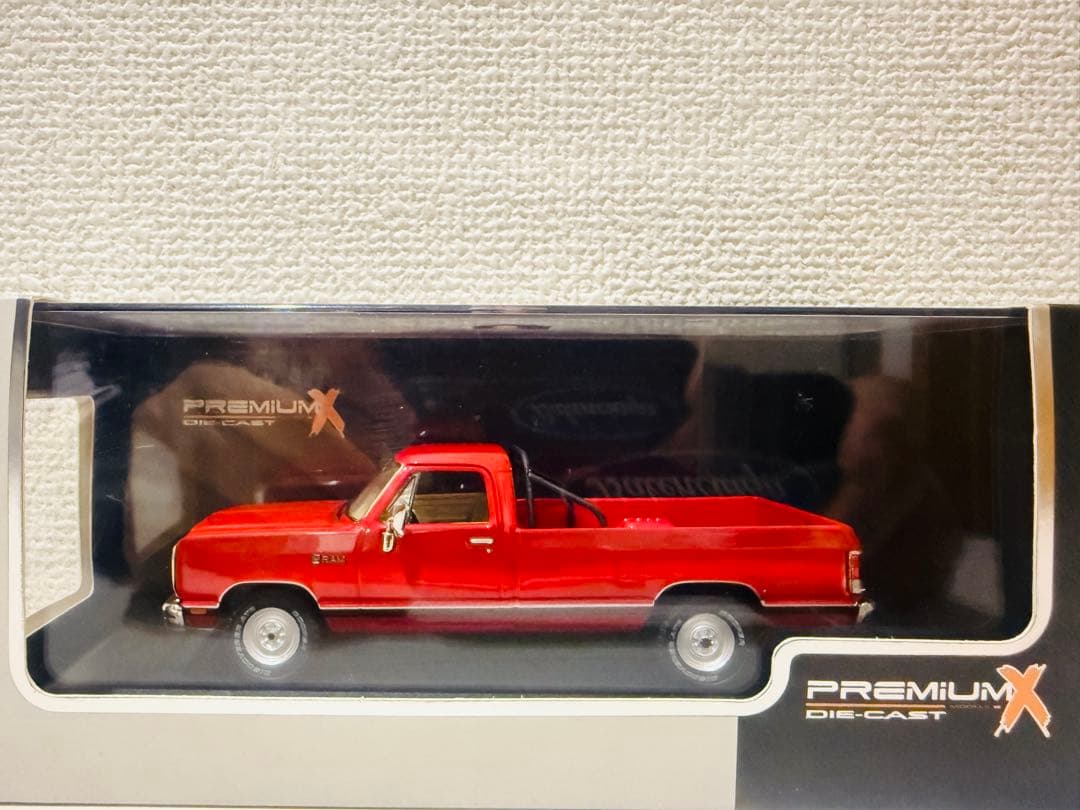 PremiumXプレミアム/'87 Dodgeダッジ Ramラム 赤 1/43