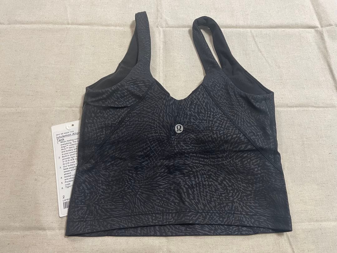 新品 ルルレモン Align Tank （サイズ2）