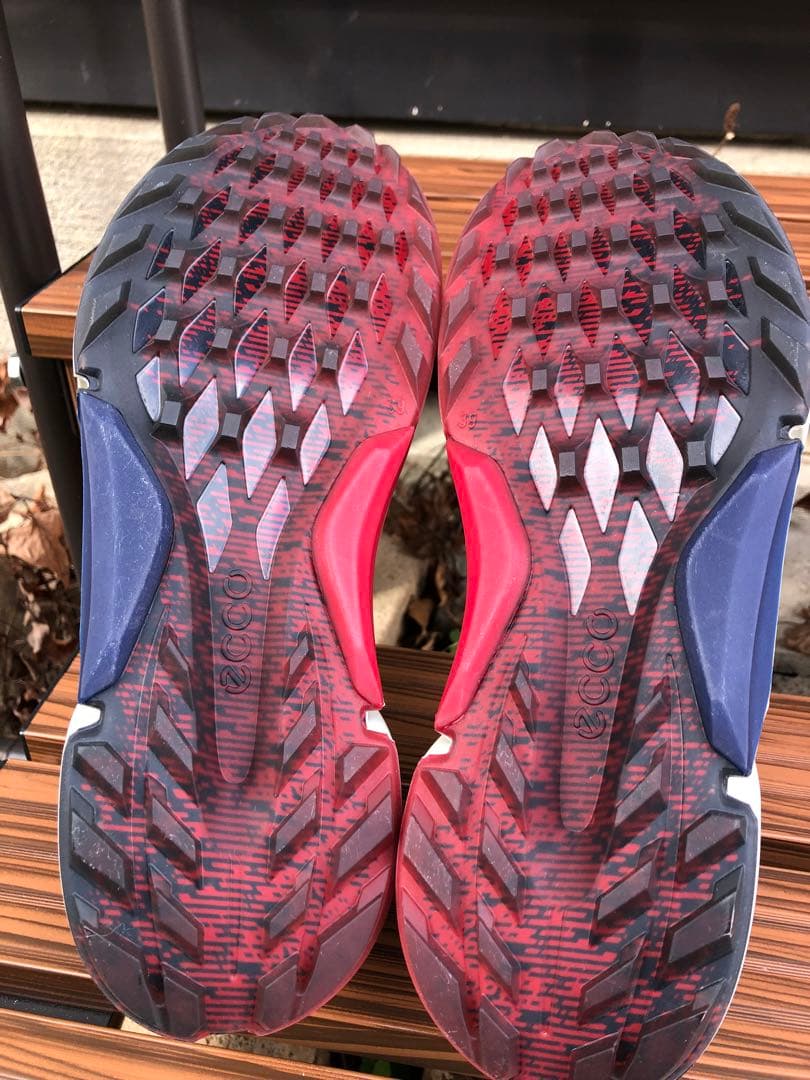 375番 新品ECCO biomゴルフシューズ39 24.5cm スパイクレス