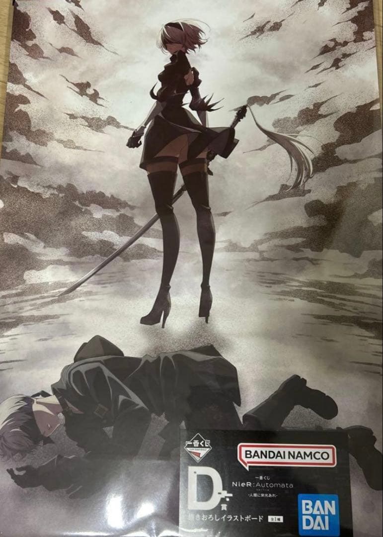 一番くじ　NieR:Automata 9Sフィギュア C賞　イラストボード
