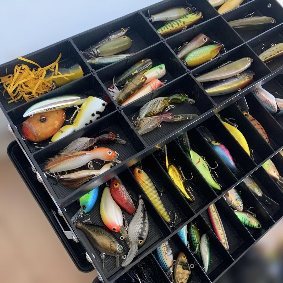 チームダイワ　タックルボックス　リール　バス釣り　お得！ルアーセットまとめ売り