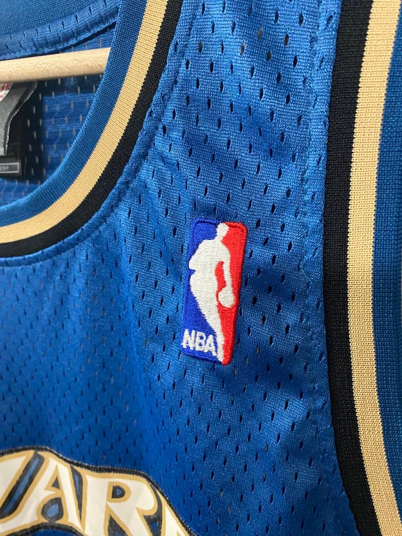 adidas NBA　ウィザーズ　アリナス　刺繍ロゴ　ゲームシャツ　ユニフォーム