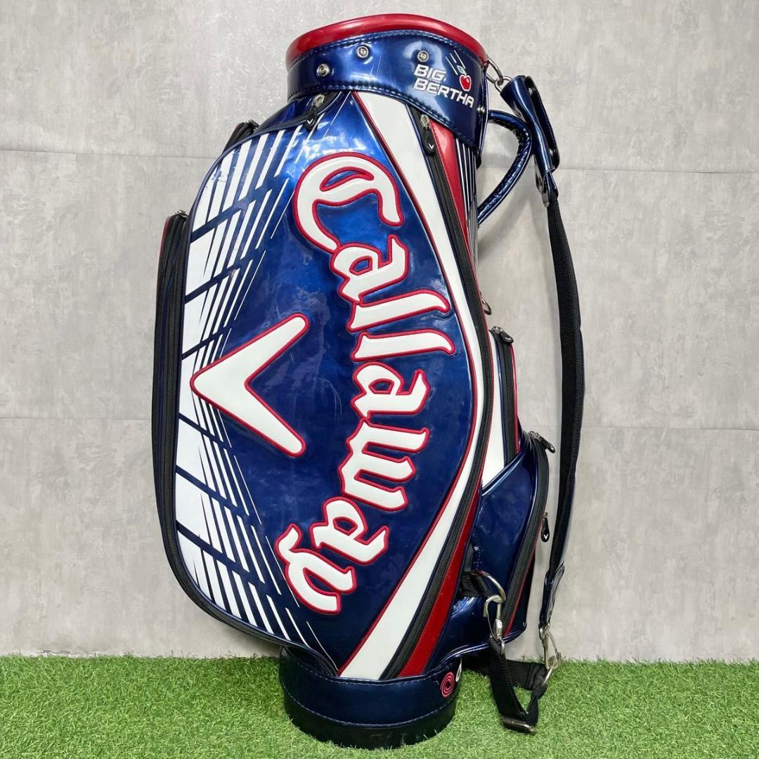 キャロウェイ Callaway ツアーモデル キャディバッグ ゴルフバッグ 良品