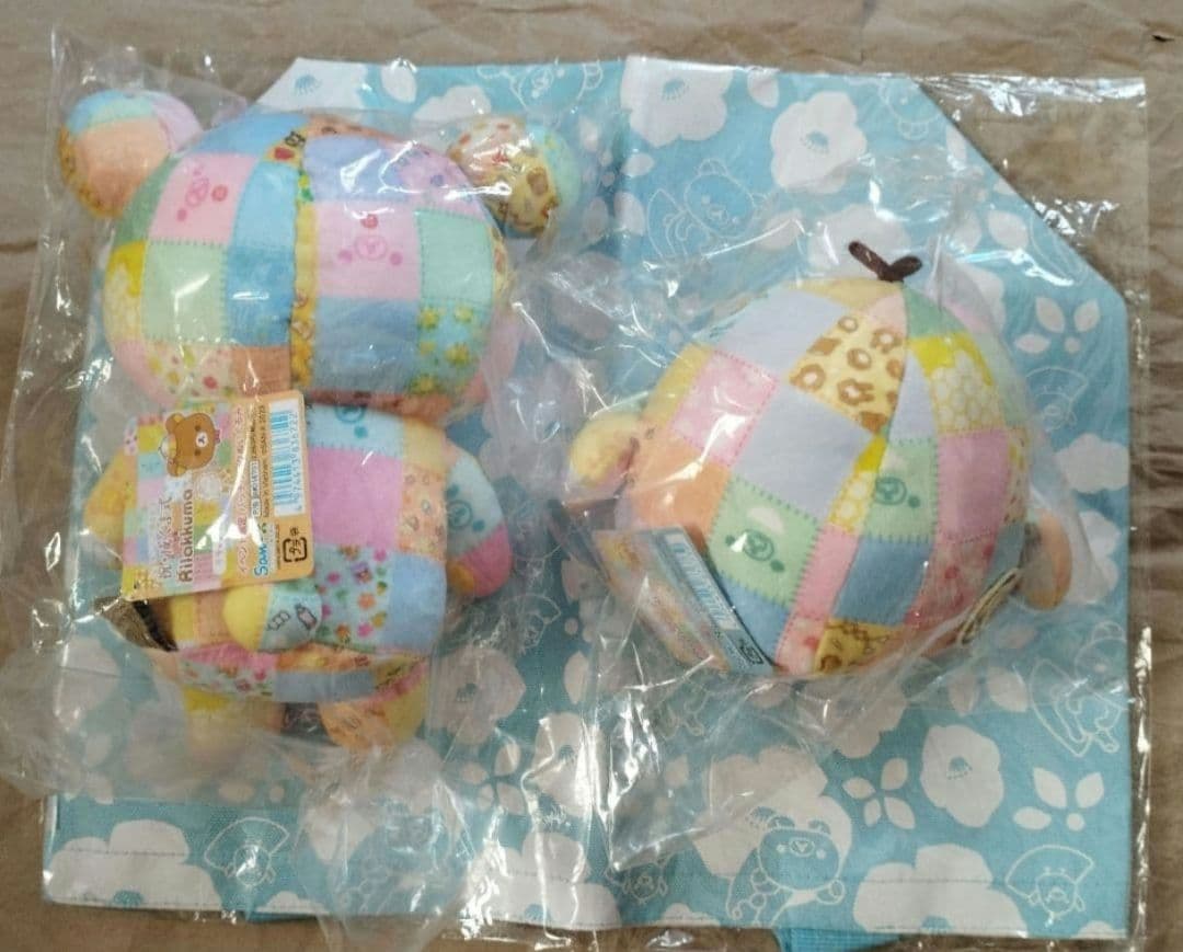 リラックマ　成くま式　パッチワークぬいぐるみ　リラックマ・キイロイトリセット