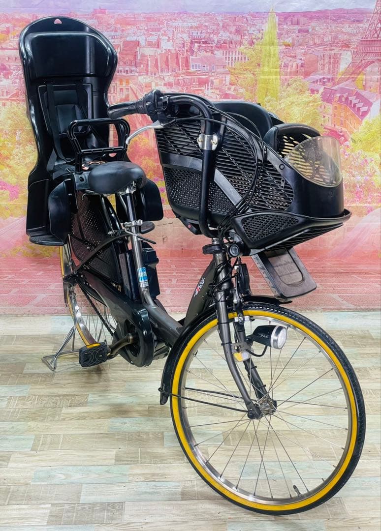 ZK3499 電動自転車 ヤマハ パスキス 子供乗せ 26インチ 送料無料