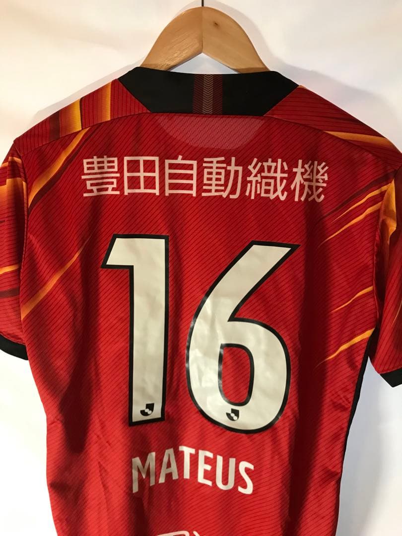 正規品MIZUNO 名古屋グランパス「16」マテウス・カストロ半袖Lユニフォーム