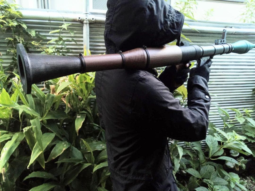 フルスクラッチ RPG-7 ロケットランチャー 3Dプリンター 成形 S