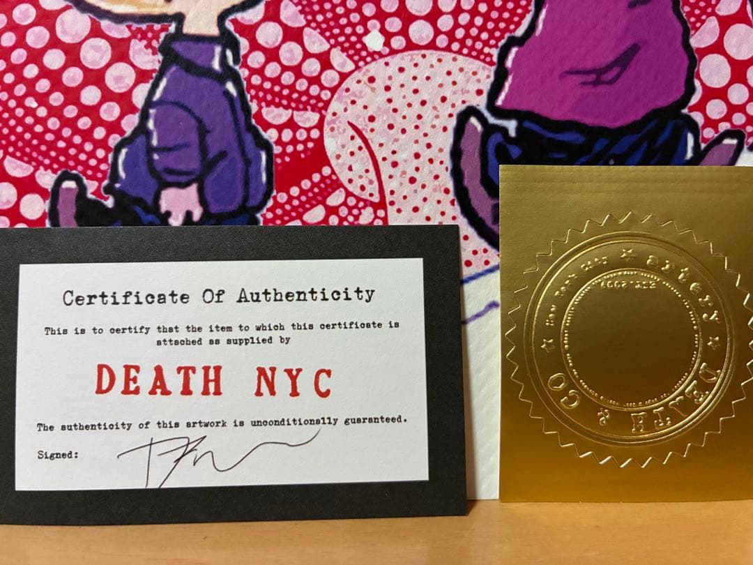 DEATH NYC 限定プリント スヌーピー × 草間彌生「南瓜」ピーナッツ